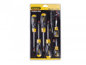 WKRĘTAKI CUSHION GRIP P1+PH+ PR&Oacute;BNIK ZESTAW 6SZT 65-009-0 STANLEY